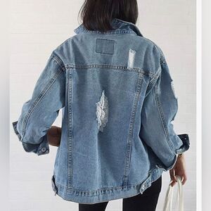 Judy Bridal Oversized Denim Jacket